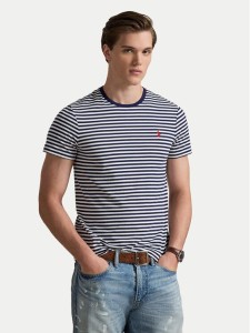 Polo Ralph Lauren T-Shirt 710956828502 Granatowy Regular Fit