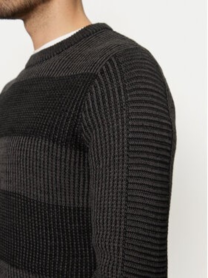 Jack & Jones Sweter Hugo 12258607 Czarny Regular Fit