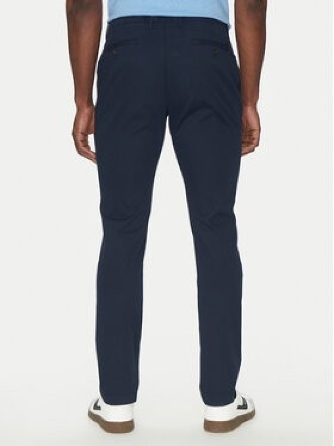 Michael Kors Chinosy CS4301KDR2 Granatowy Slim Fit