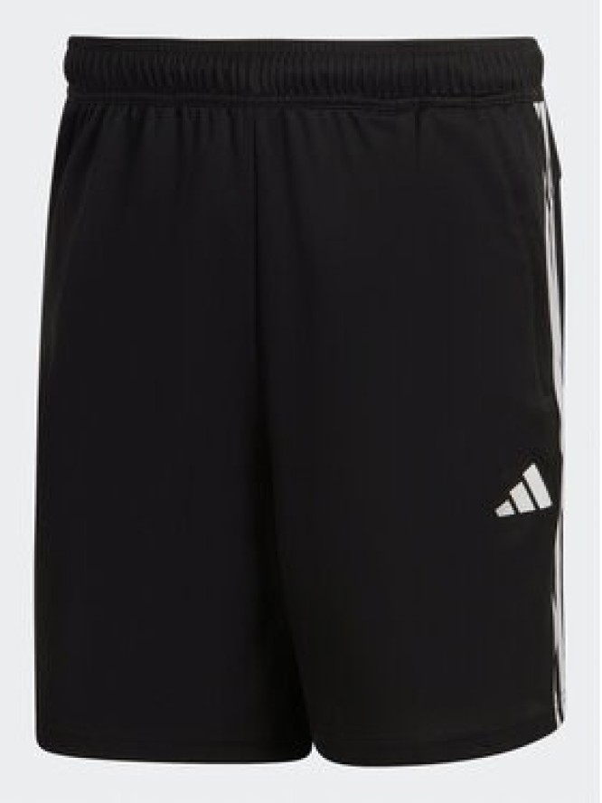 adidas Szorty sportowe Train Essentials Piqué 3-Stripes Training Shorts IB8111 Czarny Regular Fit