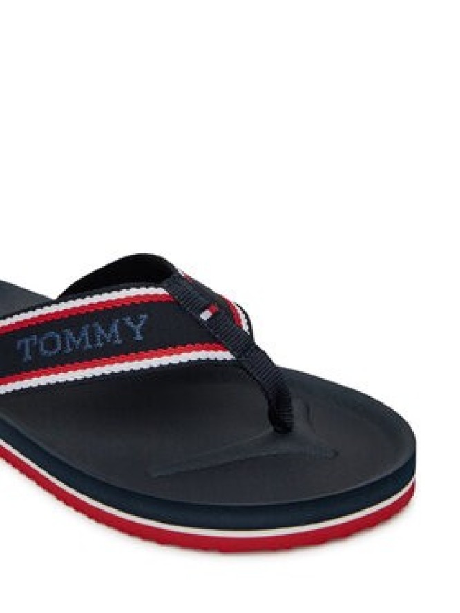 Tommy Hilfiger Japonki Comfort Hilfiger Beach Sandal FM0FM05510 Granatowy