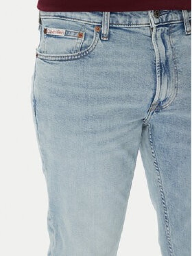 Calvin Klein Jeans Jeansy LV04RB736G Niebieski Slim Fit