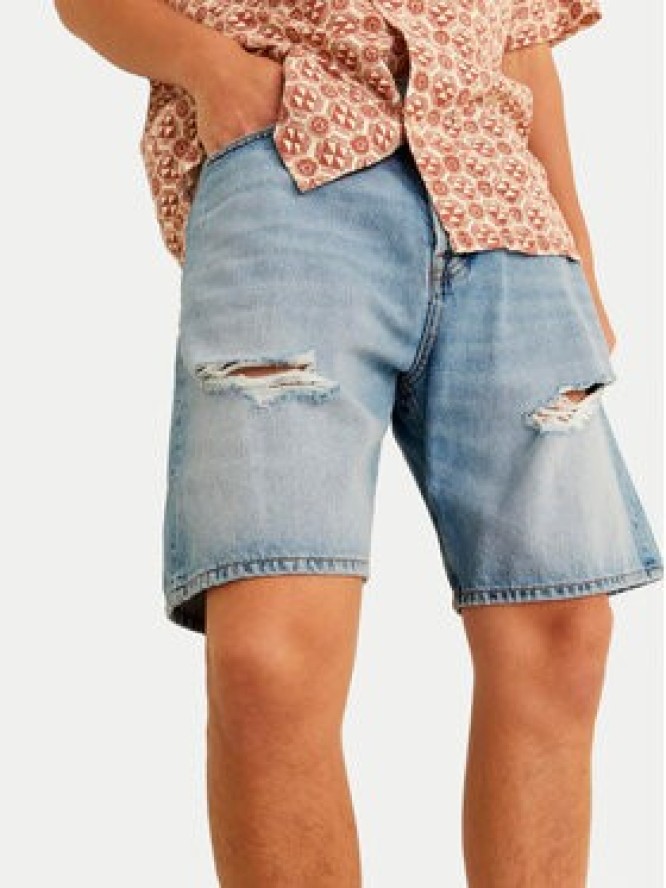Jack & Jones Szorty jeansowe Jjitony 12252653 Niebieski Loose Fit