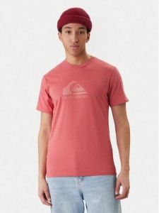 Quiksilver T-Shirt Ev Comp Logo EQYZT08182 Czerwony Regular Fit