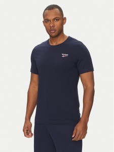 Reebok T-Shirt 100059647 Granatowy Regular Fit