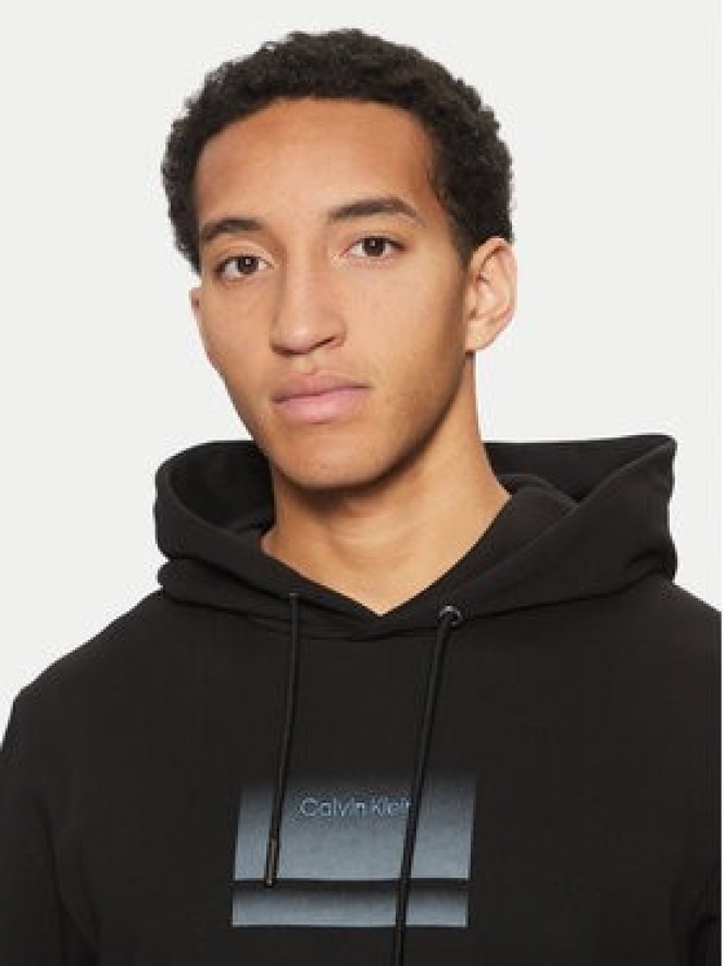 Calvin Klein Bluza Gradient Logo K10K113771 Czarny Regular Fit