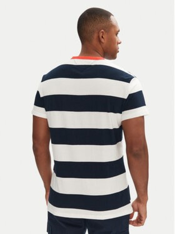 Tommy Jeans T-Shirt DM0DM20766 Granatowy Regular Fit