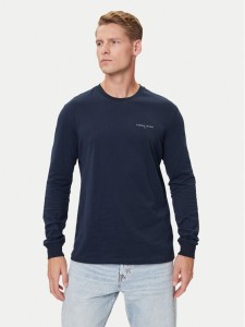 Tommy Jeans Longsleeve Chest Linear DM0DM21594 Granatowy Regular Fit