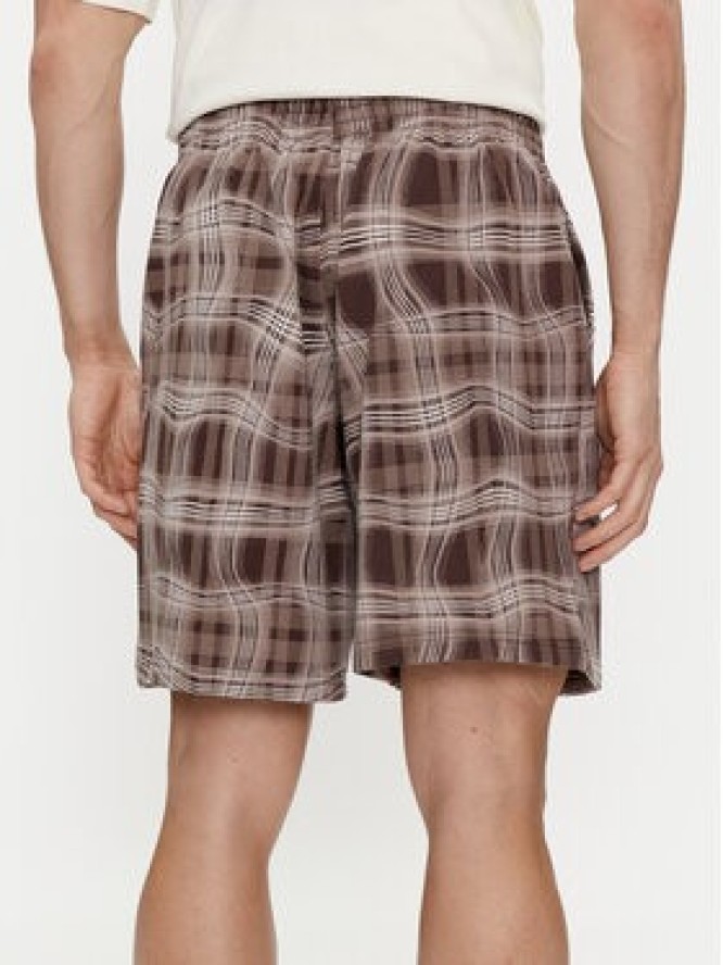 adidas Szorty sportowe Reveal Allover Print HM4949 Brązowy Regular Fit