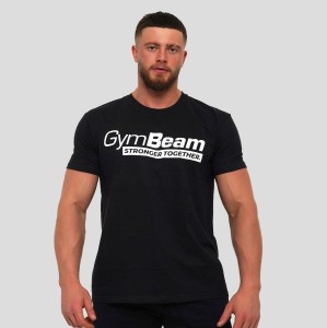 Koszulka męska joga regular fit Stronger Together