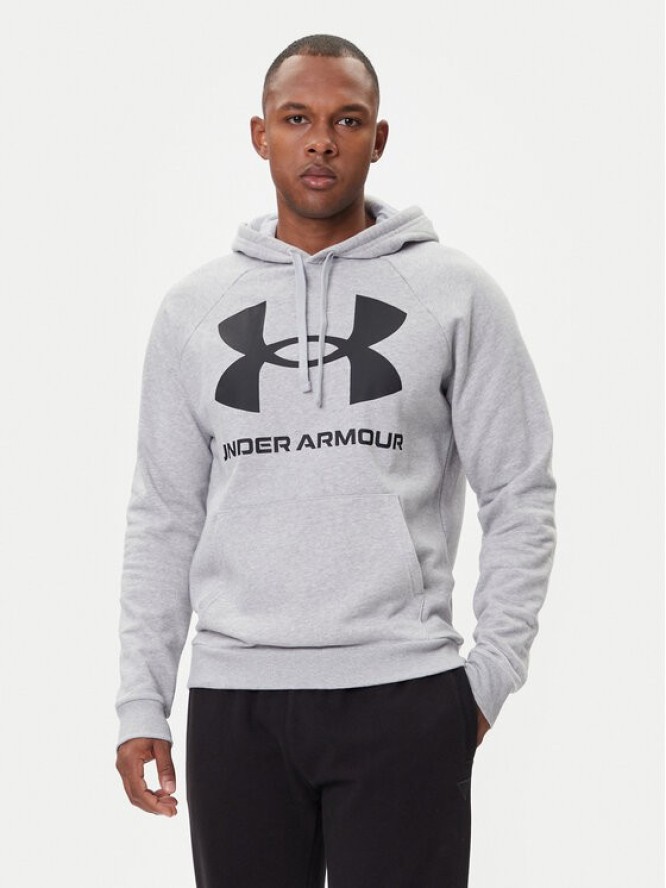 Under Armour Bluza Ua Rival 1357093 Szary Regular Fit