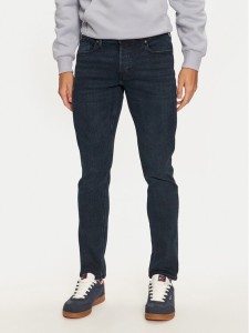 Jack & Jones Jeansy Glenn 12259055 Granatowy Slim Fit