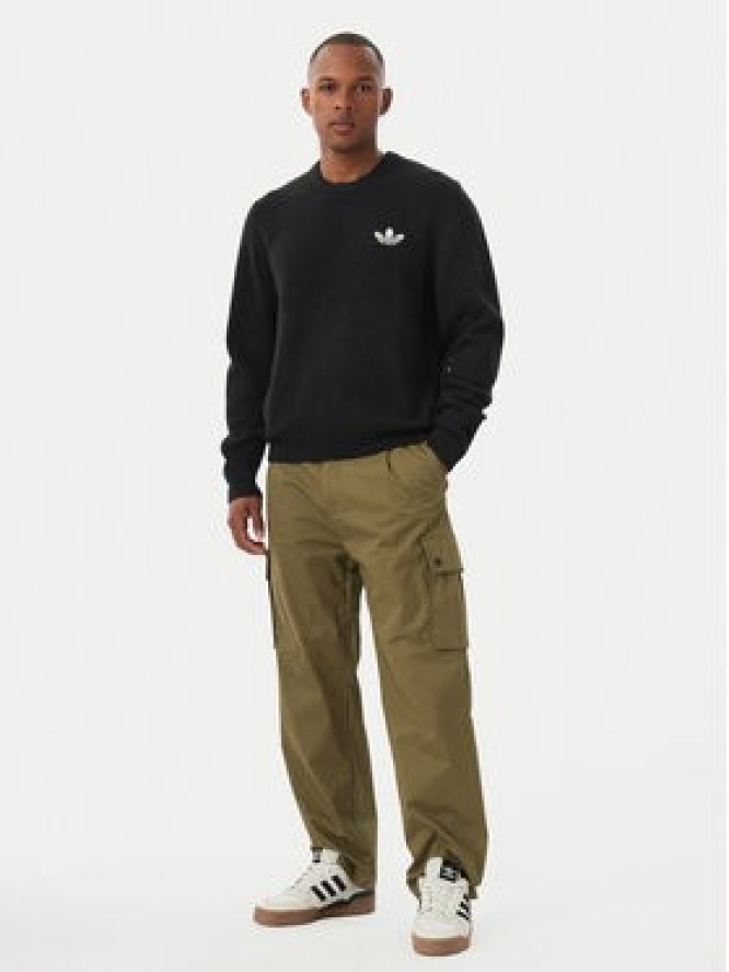adidas Sweter Trefoil Essentials KS4891 Czarny Regular Fit