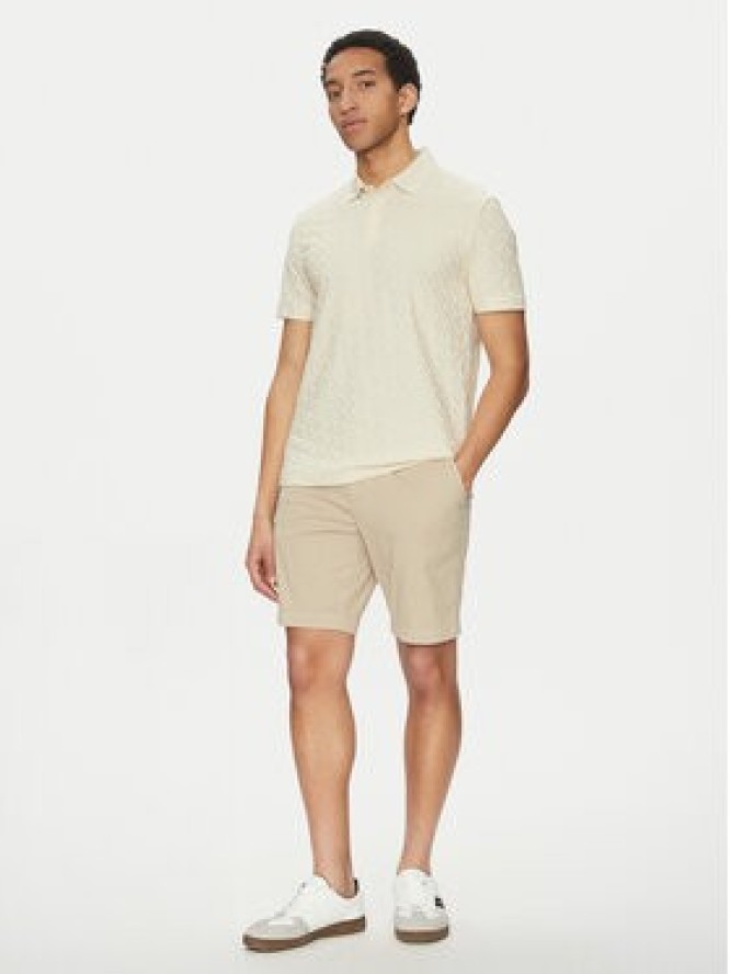 BOSS Szorty materiałowe H-Slice 50540743 Beżowy Regular Fit