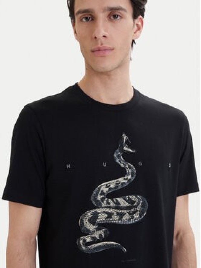 HUGO T-Shirt Discorb 50557672 Czarny Regular Fit
