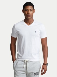 Polo Ralph Lauren T-Shirt 710671453008 Biały Slim Fit