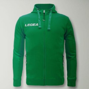 Bluza Junior Sarajevo Full Zip do biegania zielona