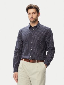 Guess Koszula M6RH71 WK001 Granatowy Regular Fit
