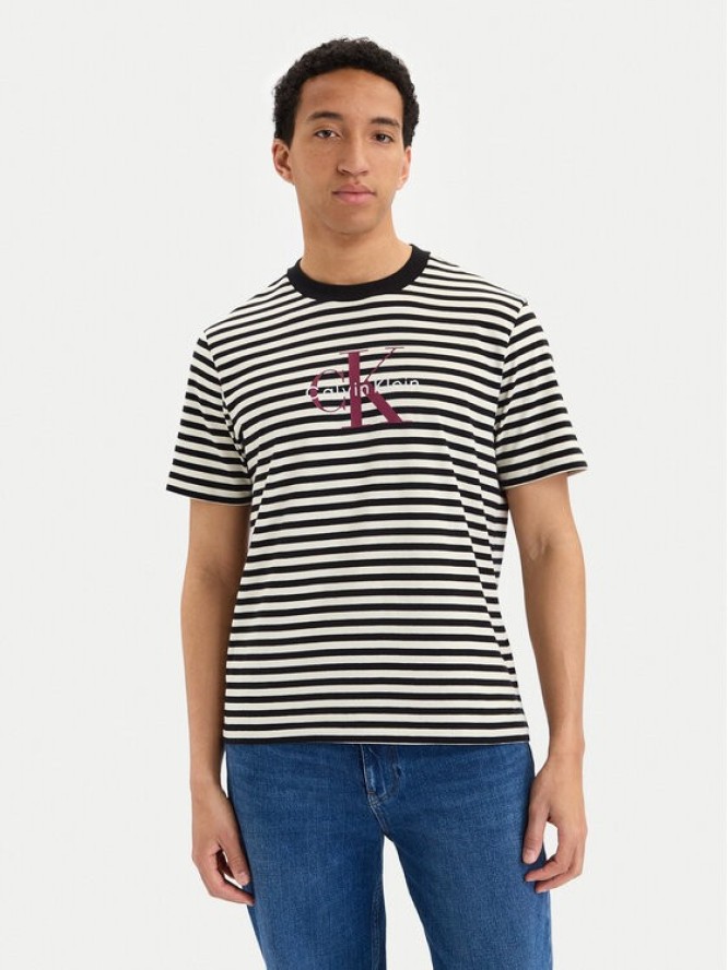 Calvin Klein Jeans T-Shirt SS 20S LV04RD204G Czarny Regular Fit