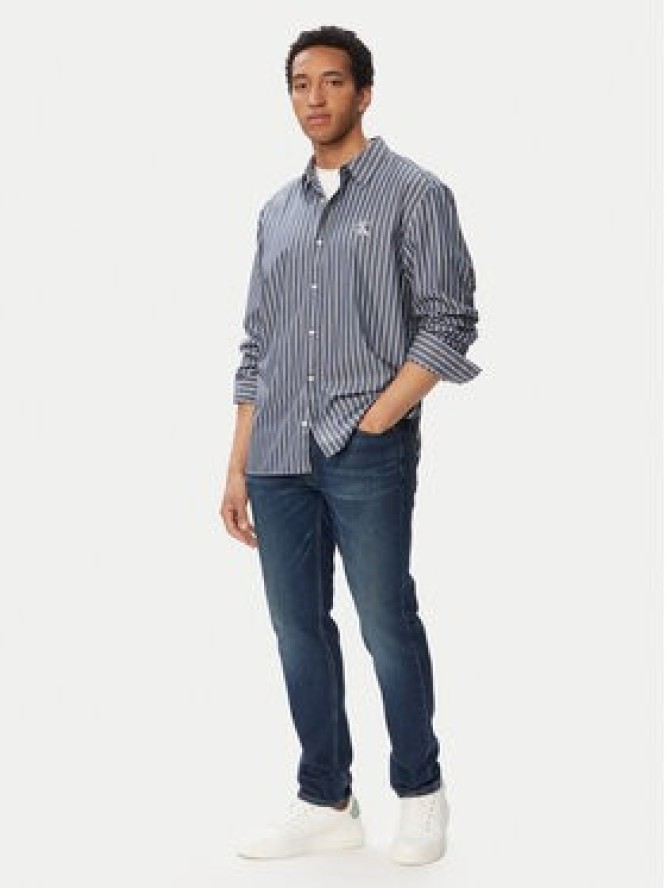 Calvin Klein Jeans Jeansy Classic LV04RG900G Niebieski Taper Fit