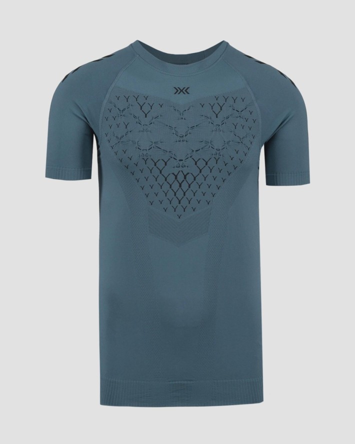 Koszulka biegowa męska X-Bionic Twyce Run Shirt Blue Black