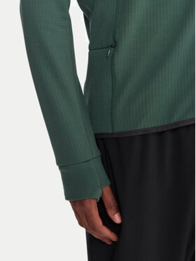 Quiksilver Bluza techniczna Steep Point EQYPF03078 Zielony Slim Fit