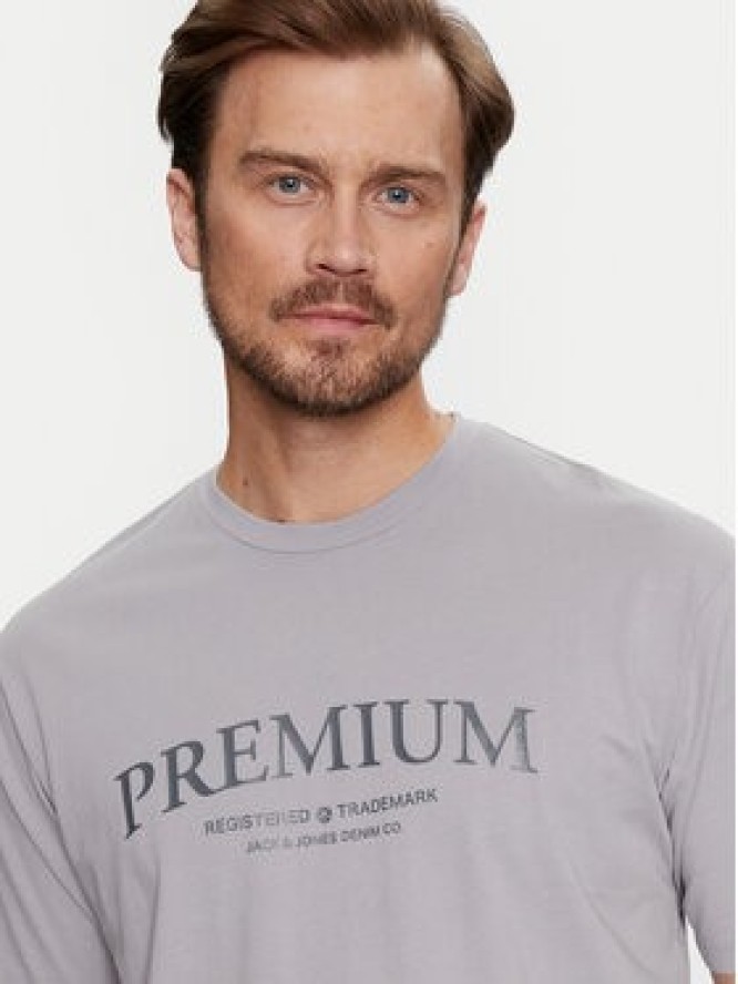 Jack & Jones T-Shirt Jprbluwinston 12255611 Szary Regular Fit