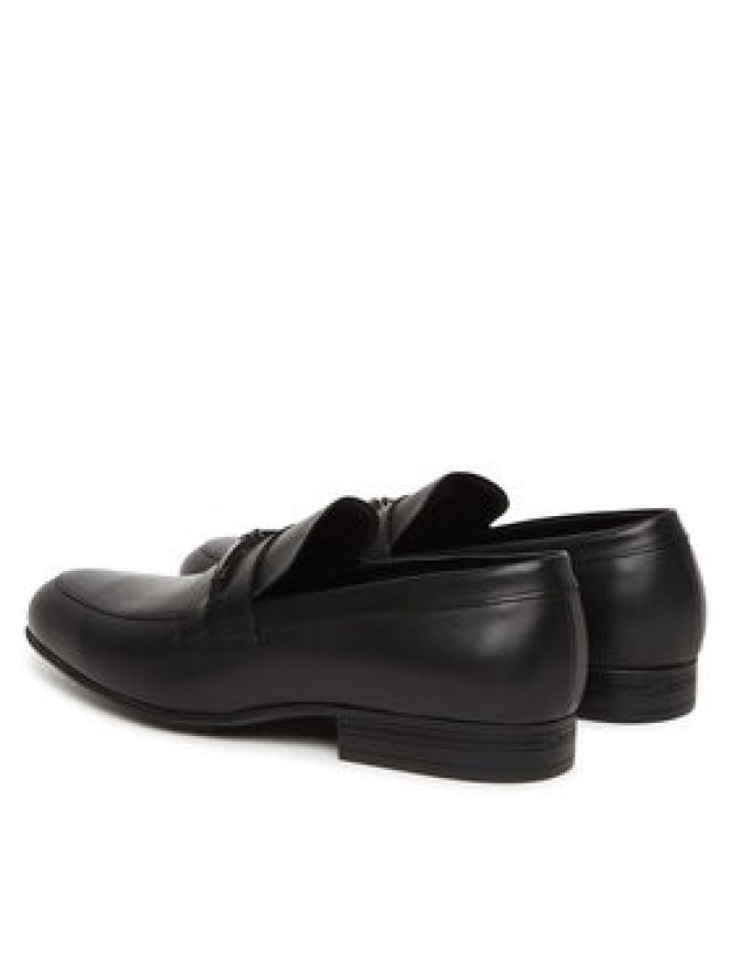 Calvin Klein Półbuty Almond Moccasin W/ Bit HM0HM01884 Czarny