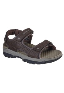 Sandały SKECHERS TRESMEN - GARO Brązowy