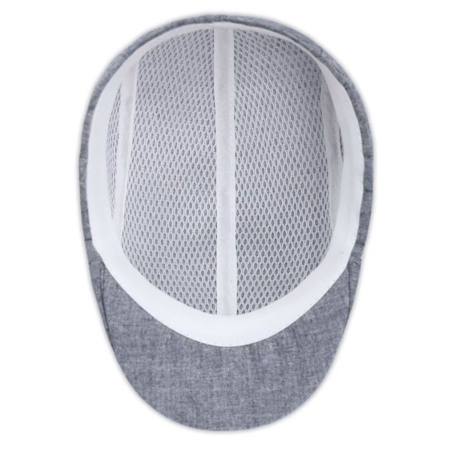 Lekki Kaszkiet Męski - Pako Jeans - Niebieski Melanż