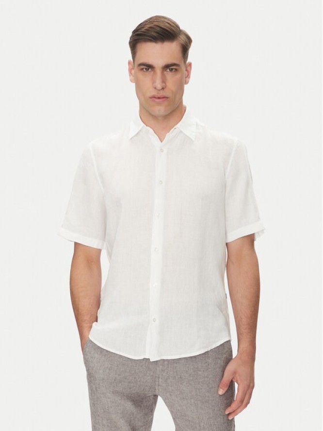 BOSS Koszula 50537382 Biały Regular Fit