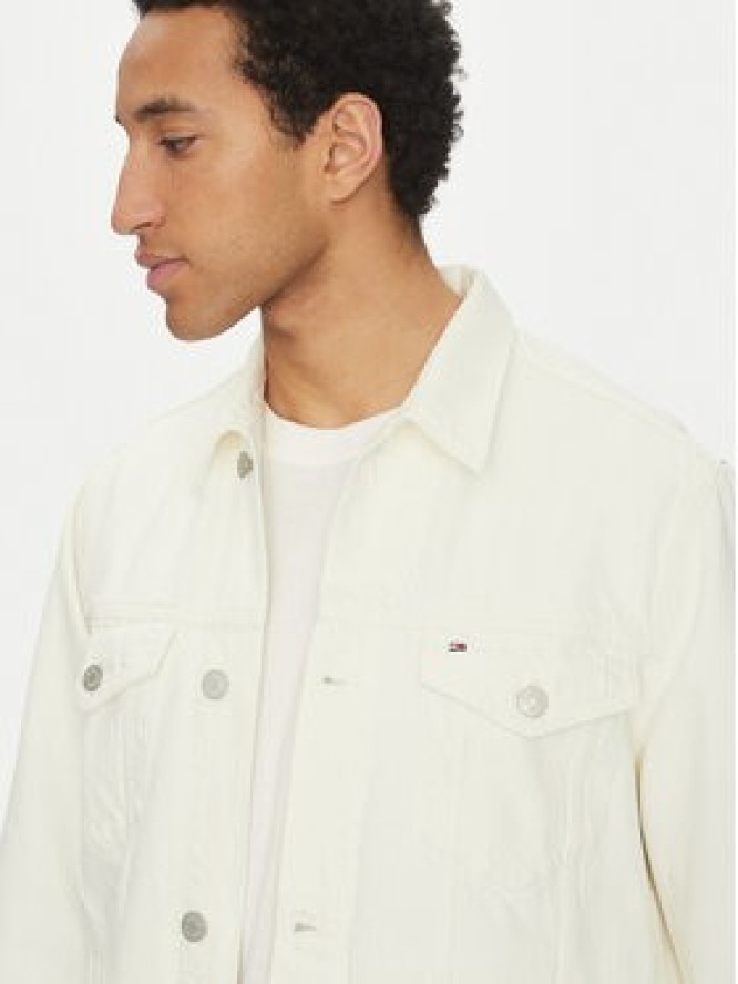 Tommy Hilfiger Kurtka jeansowa MW0MW39212 Écru Regular Fit