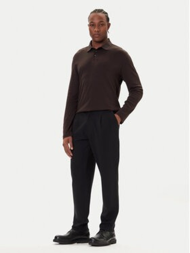 Calvin Klein Chinosy LV04LE613G Czarny Slim Fit