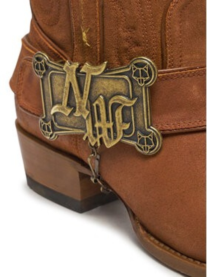 Naked Wolfe Kowbojki Outlaw 00021 Brązowy