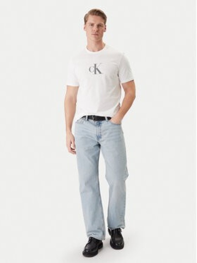 Calvin Klein T-Shirt LV04RF853G Biały Regular Fit