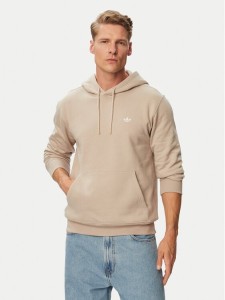 adidas Bluza Trefoil Essentials KS9805 Beżowy jasny Regular Fit
