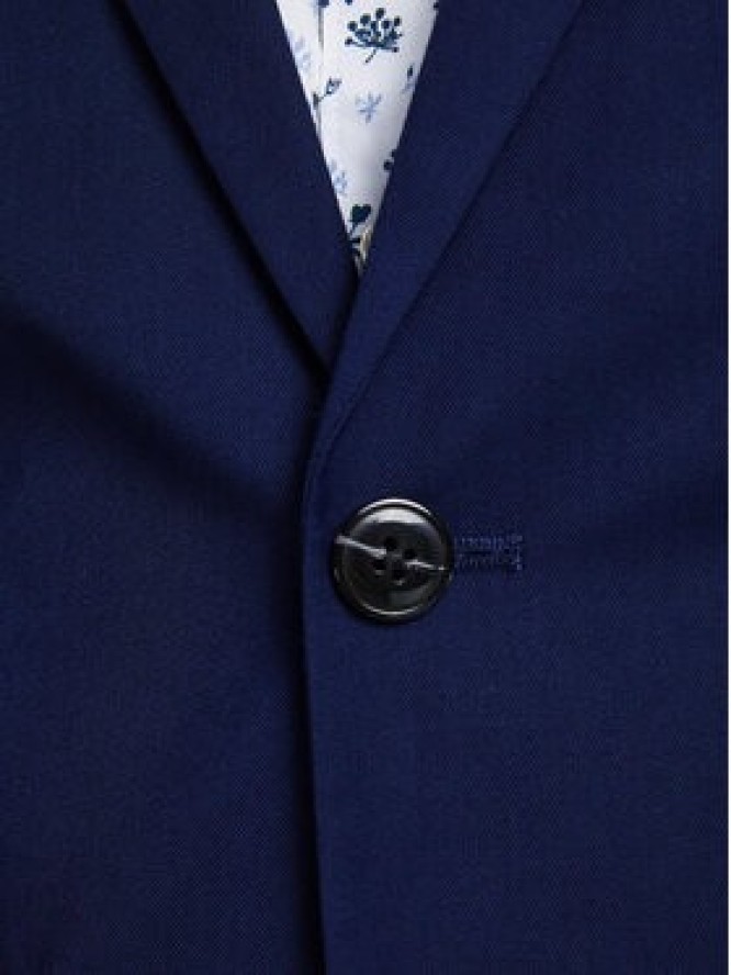 Jack & Jones Garnitur Franco 12181339 Granatowy Super Slim Fit