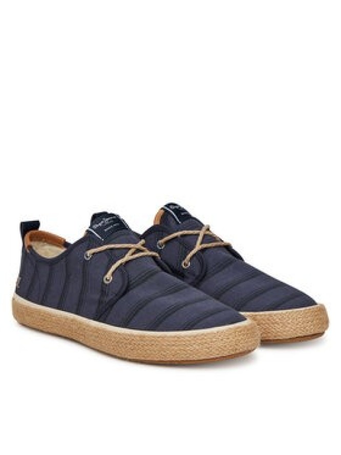 Pepe Jeans Espadryle Port Lines PMS10331 Granatowy