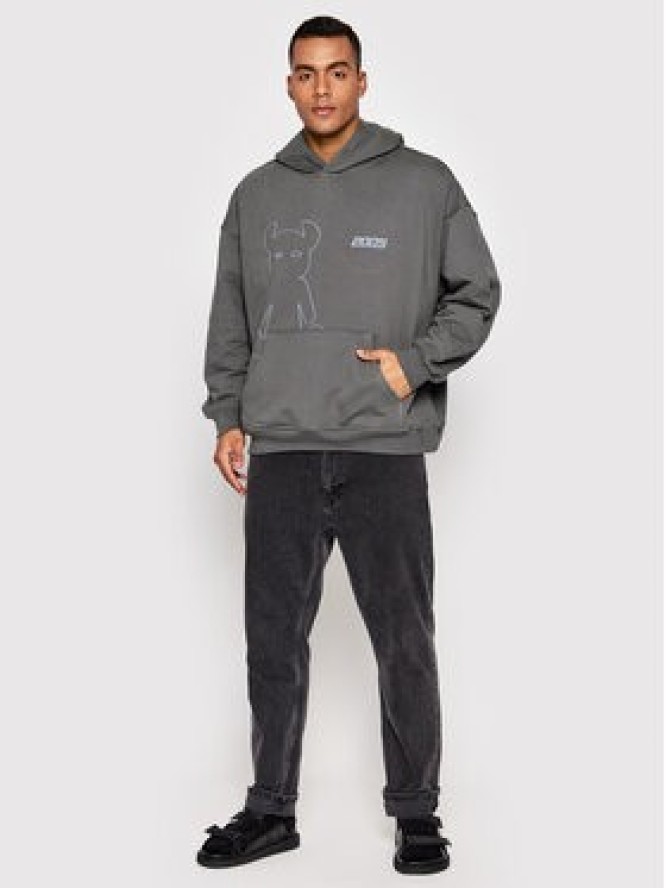 2005 Bluza Unisex Horned Szary Regular Fit