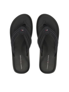Tommy Hilfiger Japonki Hilfiger Padded Beach Sandal FM0FM05801 Czarny