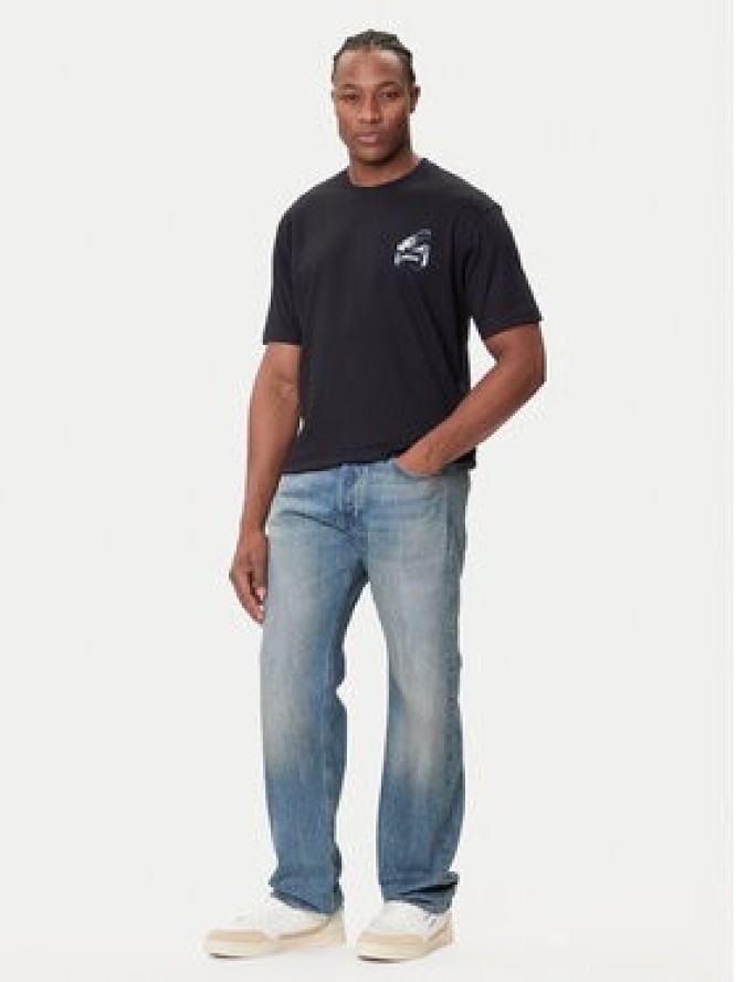 BOSS T-Shirt 50546374 Czarny Relaxed Fit