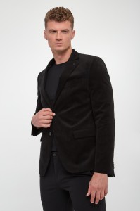 Marynarka męska welurowa KARL LAGERFELD