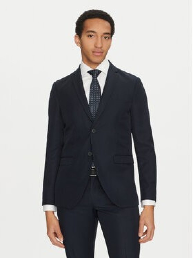 BOSS Krawat 50532463 Granatowy