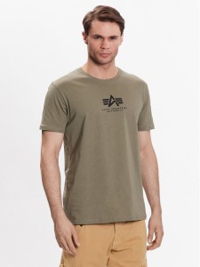Alpha Industries T-Shirt Basic 118533 Beżowy Regular Fit