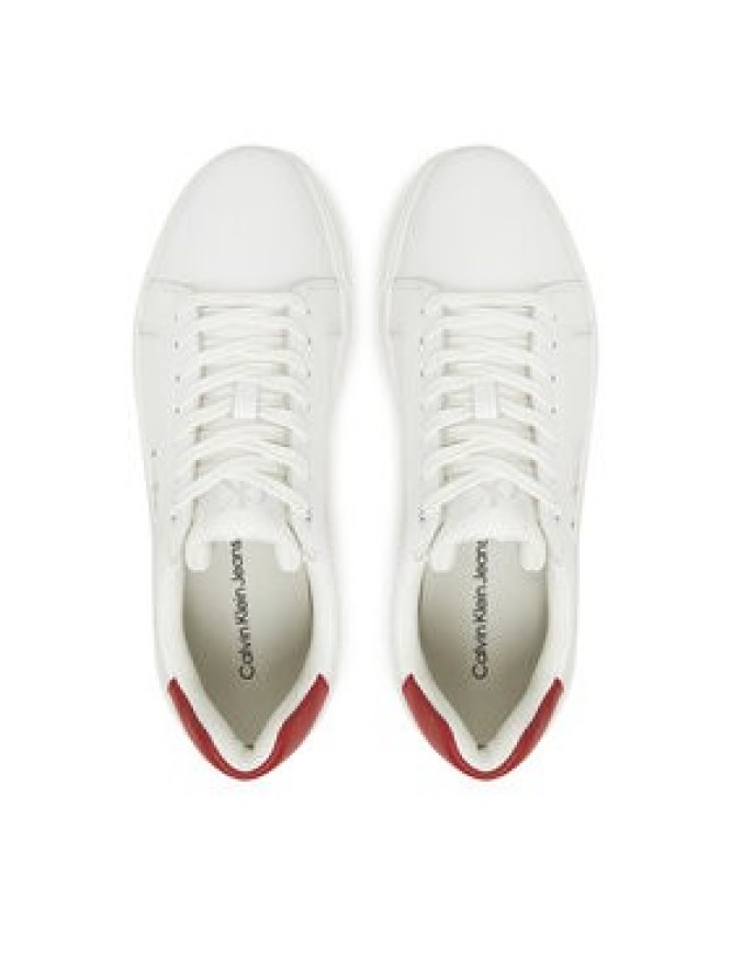 Calvin Klein Jeans Sneakersy Chunky Cupsole Monologo YM0YM01317 Biały