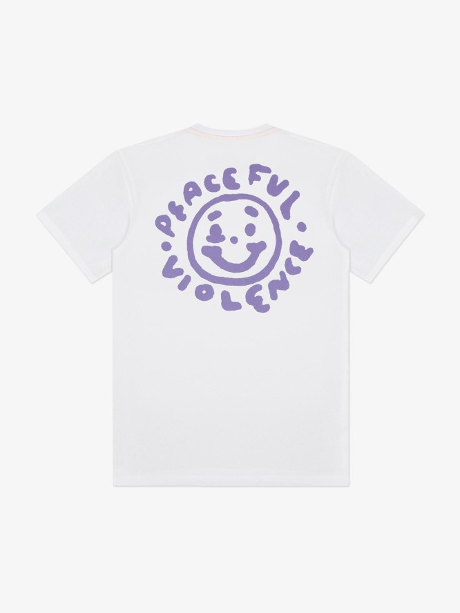 MANTO t-shirt BLACKEYE biały