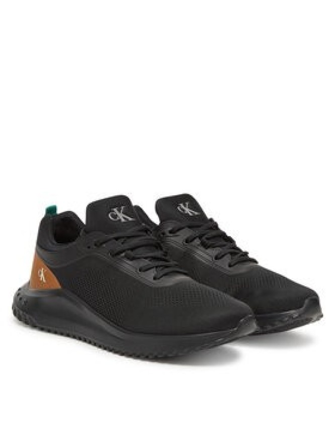 Calvin Klein Jeans Sneakersy Eva Runner Tech Knit YM0YM01293 Czarny