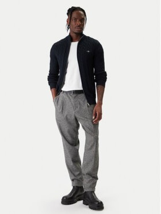 Gant Kardigan 8050604 Granatowy Slim Fit