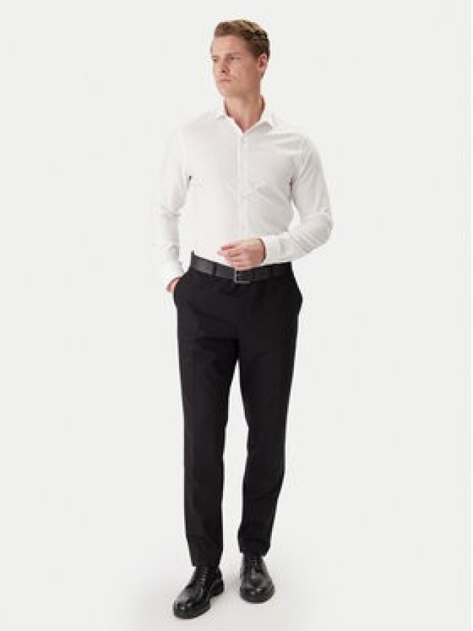 Calvin Klein Koszula LV019EU120 Biały Slim Fit