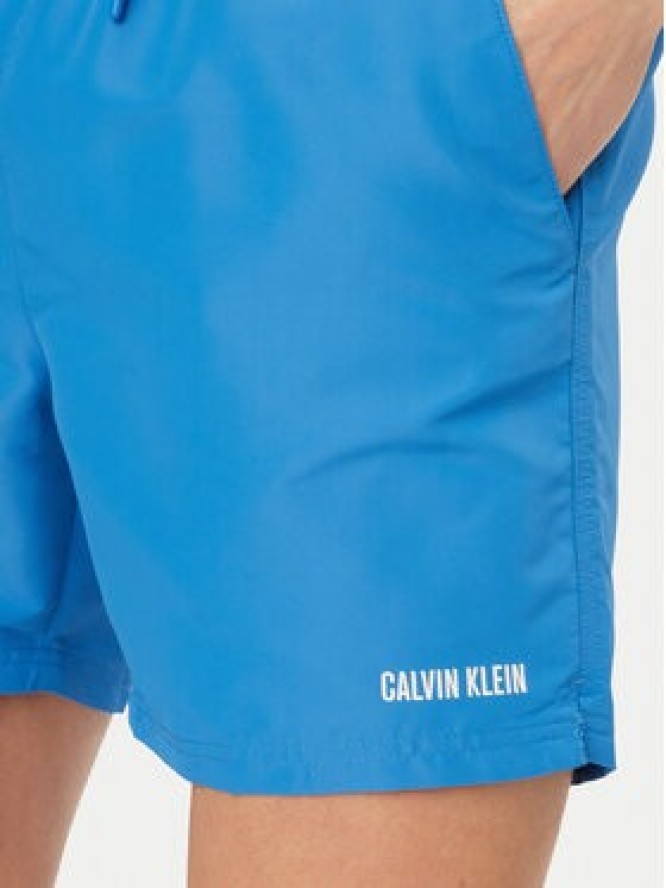 Calvin Klein Swimwear Szorty kąpielowe LV00N61015 Niebieski Regular Fit